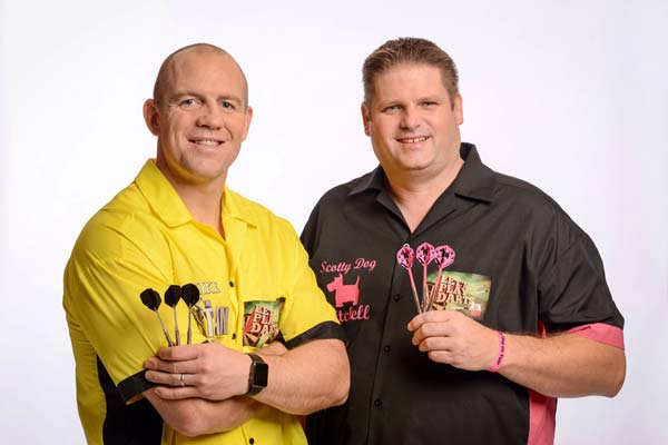 Let's Play Darts for Sports Relief featuring Mike Tindall and Scott Mitchell