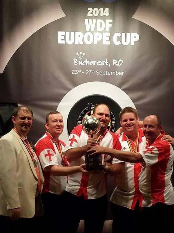 WDF Europe Cup 2014 Winners England Darts
