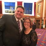 Scott and Sharon at the BBC Sports Personality of the Year Awards 2015