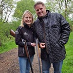 Charity clay shoot with Trina Gulliver in May 2016