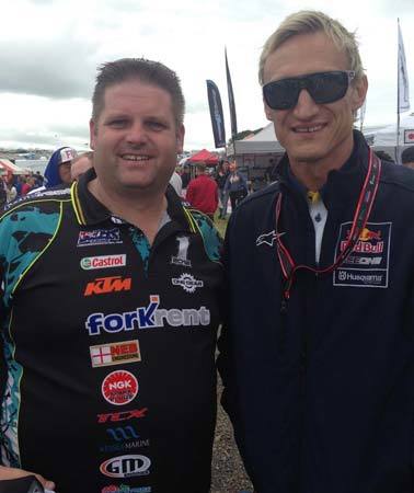 At British Motocross GP 2015 with Sami Hyypia