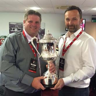 Scott with Jimmy Glass at Bournemouth v Bolton