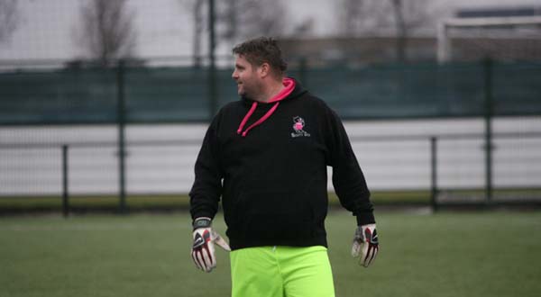 Mariflex Open 2014 - Scott Mitchell as England Goalkeeper in Football Match