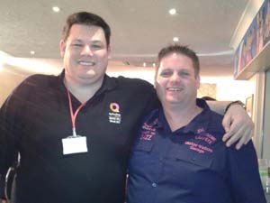 Scotty Dog with the Chase star Mark Labbett January 2013 - Scott Mitchell Timeline