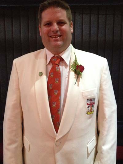 Scott Mitchell Wearing England Blazer February 2014 - Scott Mitchell Timeline